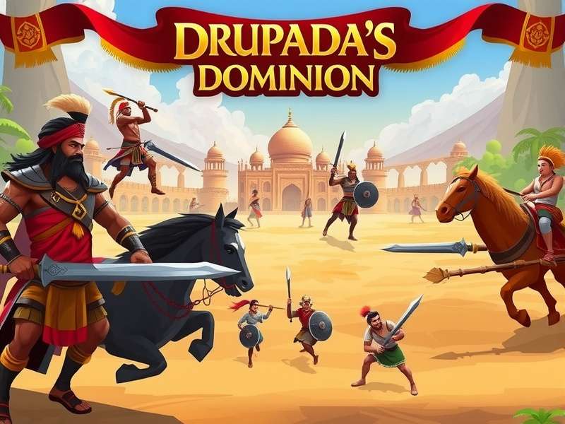 Drupada S Dominion gameplay screenshot showing battle formation